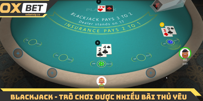 Blackjack - Trò chơi được nhiều bài thủ yêu thích