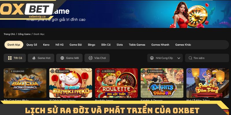 Trang chủ 8 Lịch sử ra đời và phát triển của Oxbet